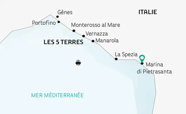 Gênes, les Cinque Terre et Portofino (au départ du Sud de la France) - 1